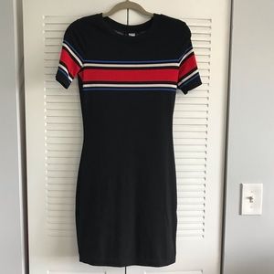h&m body con dress